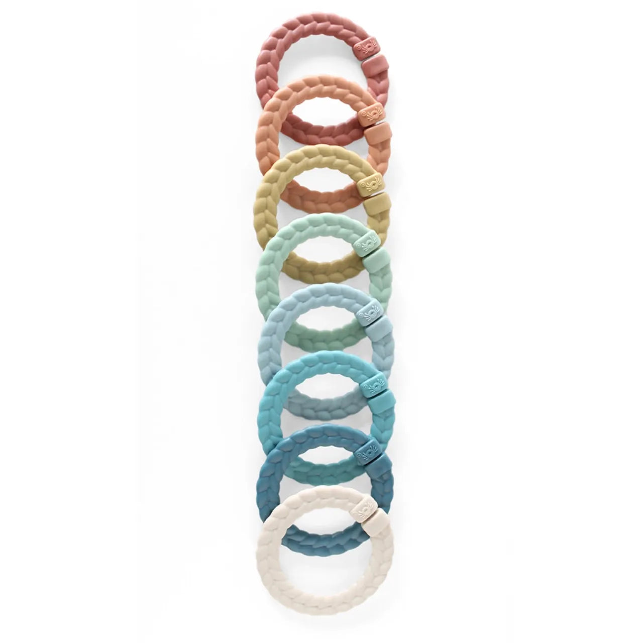 Itzy Ritzy Itzy Rings Linking Ring Set - Rainbow - LNK8450