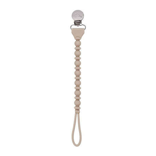 Itzy Ritzy Sweetie Strap Pacifier Clip - Toast Bead - BPS8478