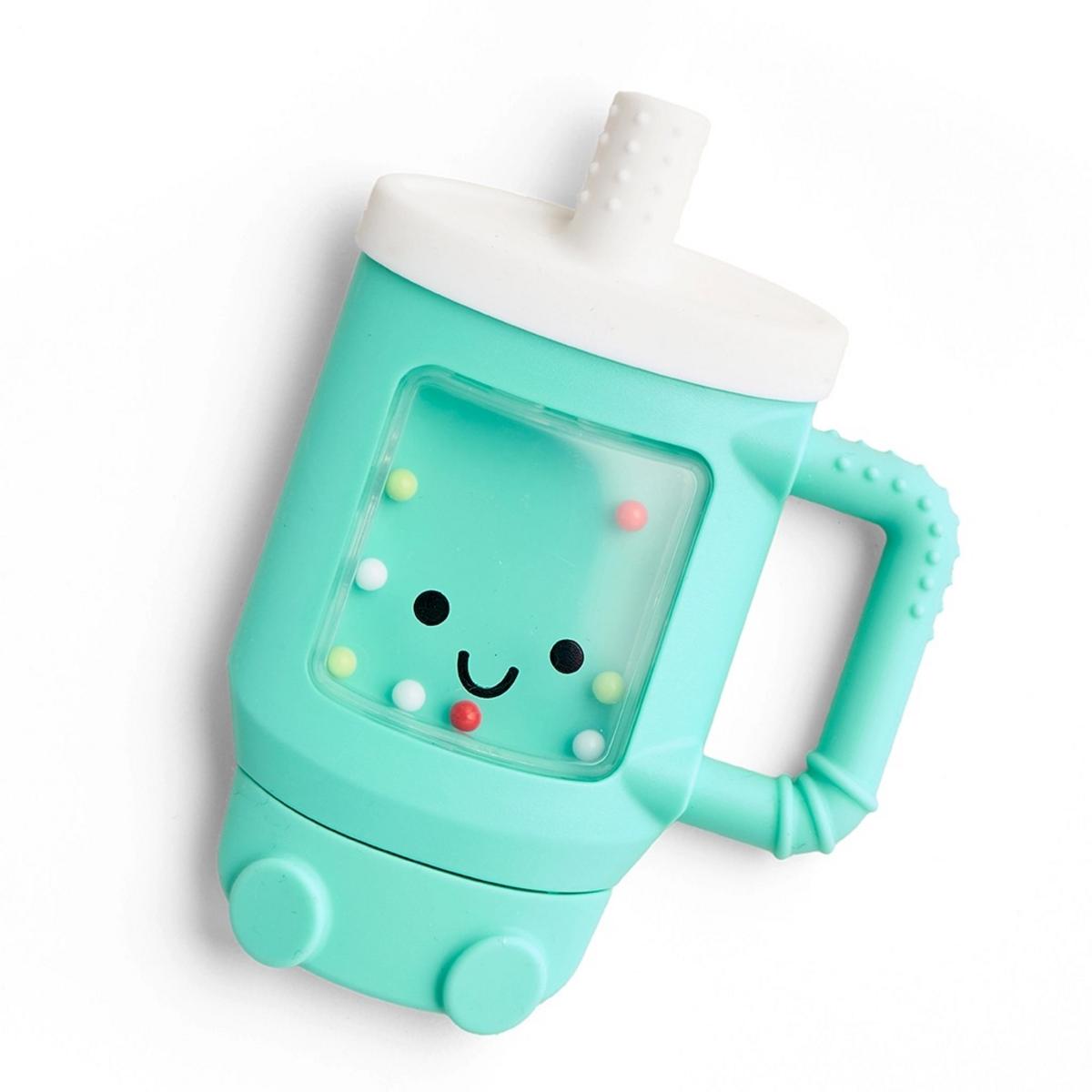 Itzy Ritzy Sweetie Shake Plus Silicone Teether with Rattle - Tumbler - 604401840