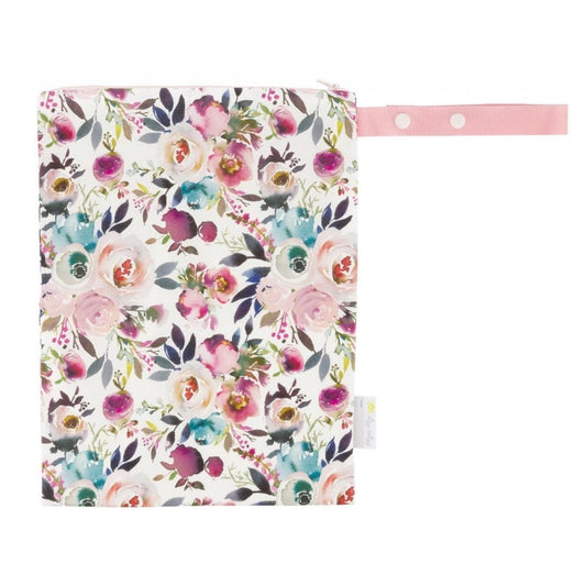Itzy Ritzy Travel Happens Wet Bag - Blush Floral - WBMH9100
