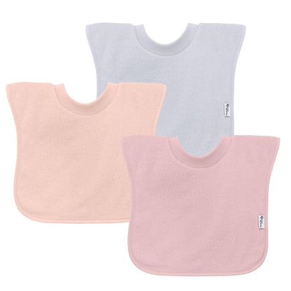 Green Sprouts Stay-Dry Pull-Over Bibs 3-Pack - Rose Set