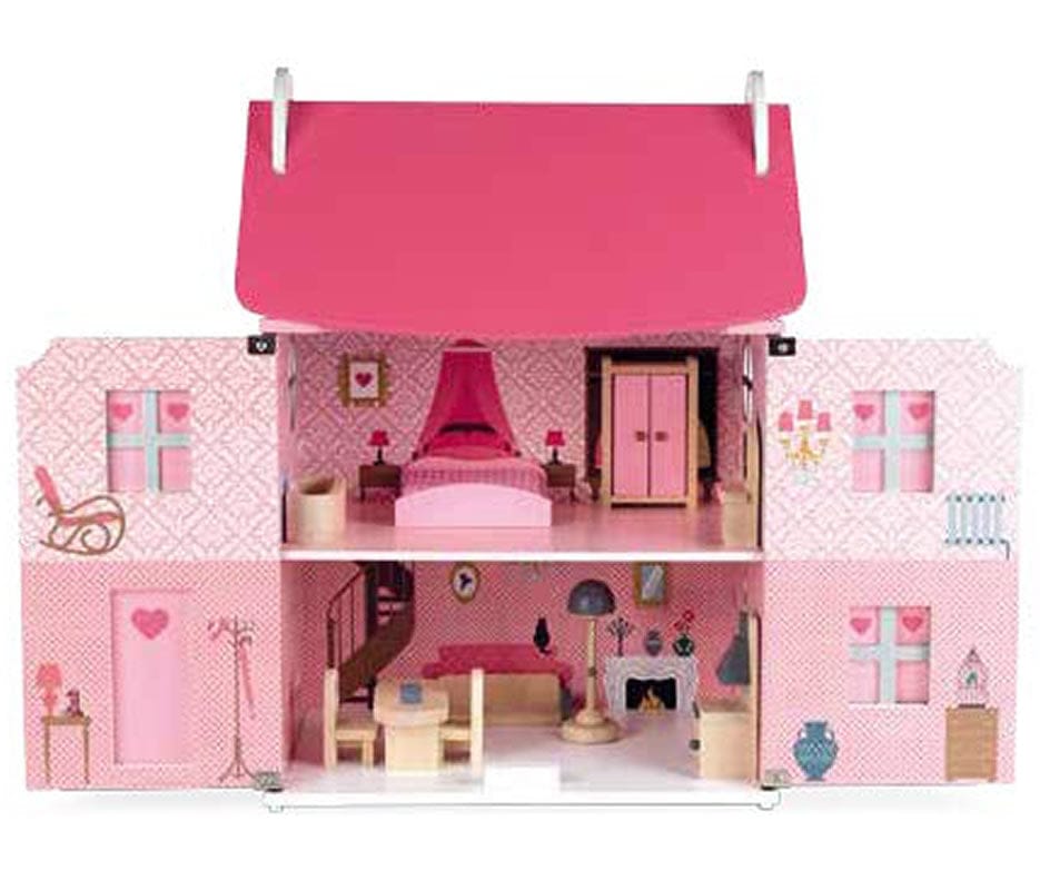 キャトルセゾン購入 JANOD ジャノー リトル.マドモアゼル.ドールハウス Janod 2017 Mademoiselle Doll's House – Albee Baby