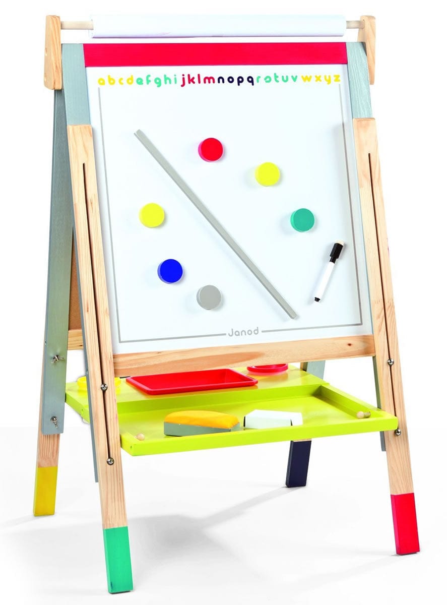 Janod Height Adjustable Graffiti Black/White Board - J09601