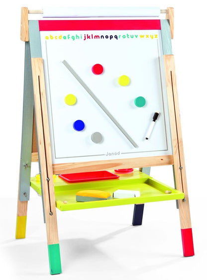 Janod Height Adjustable Graffiti Black/White Board - J09601