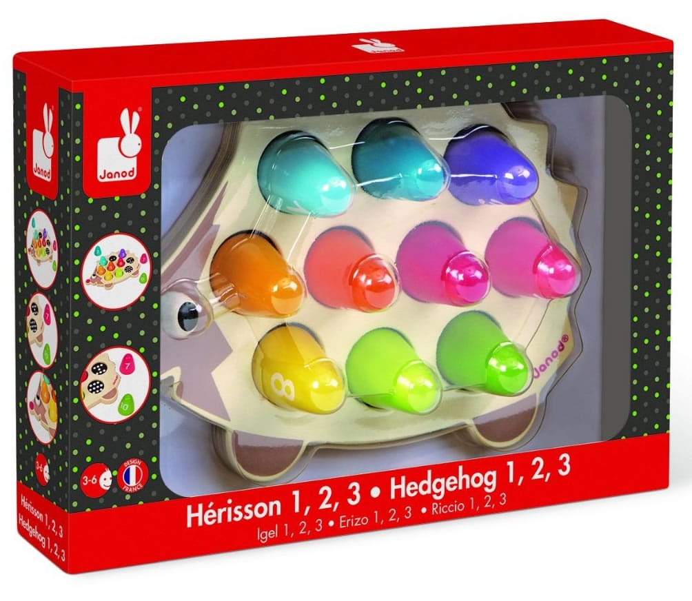 Janod I Wood Hedgehog Puzzle - J05339