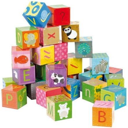 Janod Kubkid Alphabet Blocks (32 Cubes) - J02993