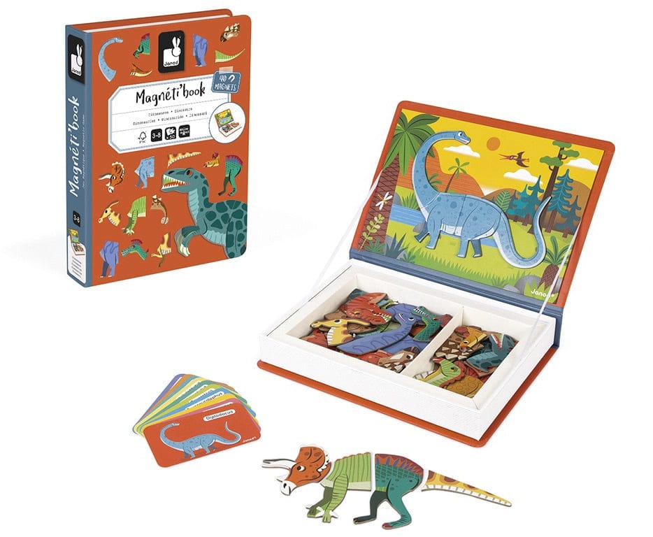 Janod MagnetiBook - Dinosaurs - J02590