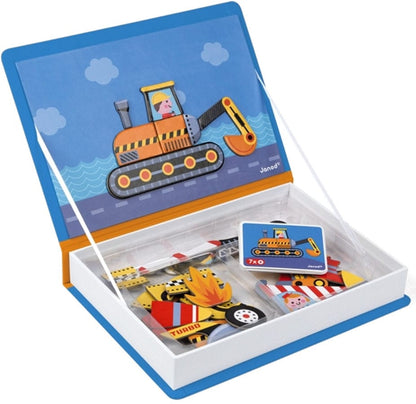 Janod Magnetibook - Vehicles - J02715