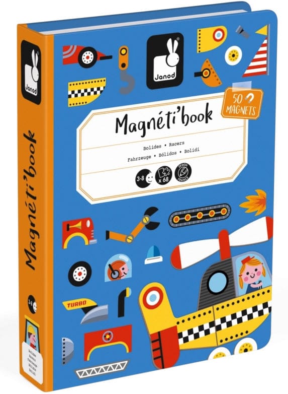 Janod Magnetibook - Vehicles - J02715
