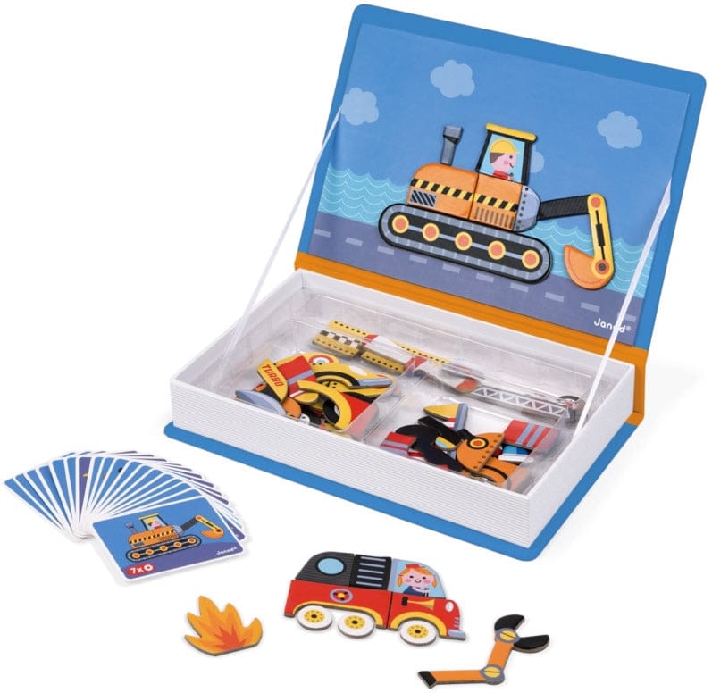 Janod Magnetibook - Vehicles - J02715