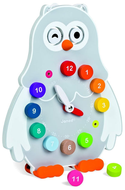 Janod Owly Clock - J08132