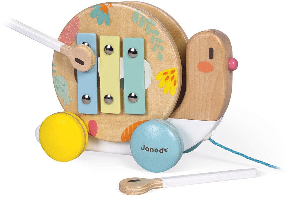 Janod Pure Pull-Along Snail - J05159
