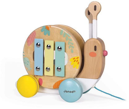 Janod Pure Pull-Along Snail - J05159