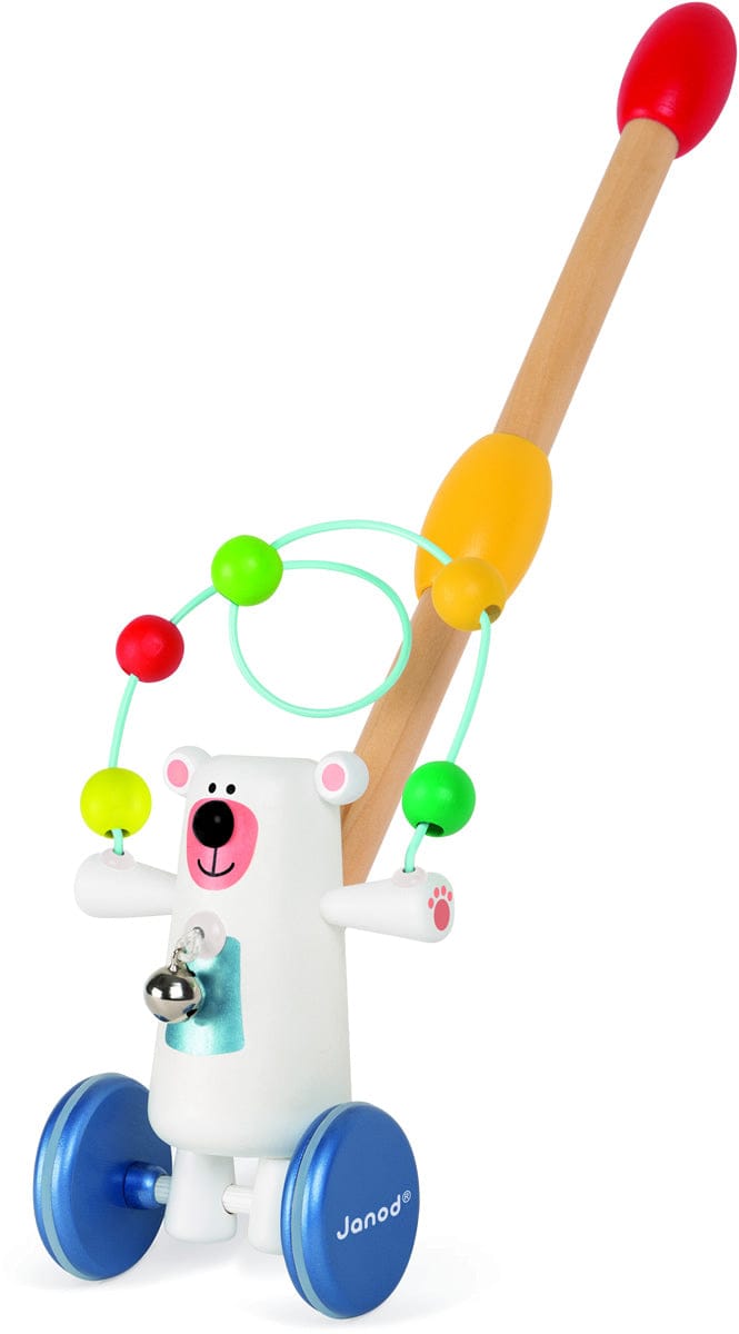 Janod Push Along Bear - J08192