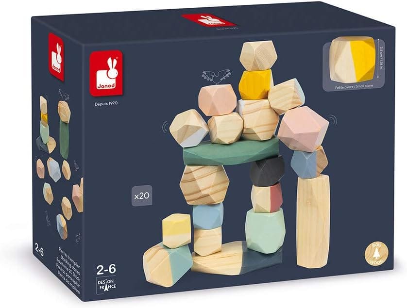 Janod Stacking Stones - Sweet Cocoon - J04401
