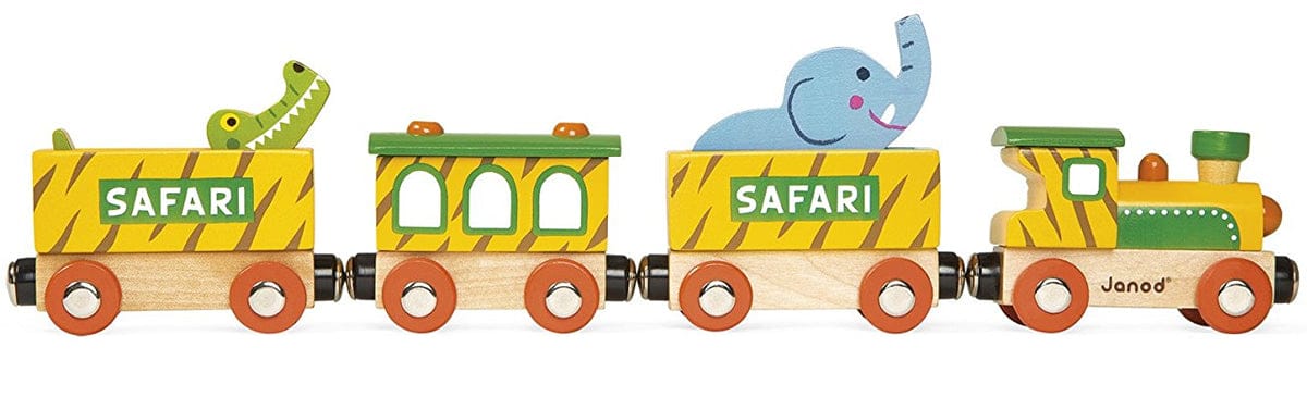 Janod Story Train Safari Train Set - J08541