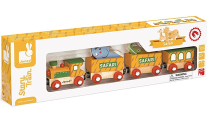 Janod Story Train Safari Train Set - J08541