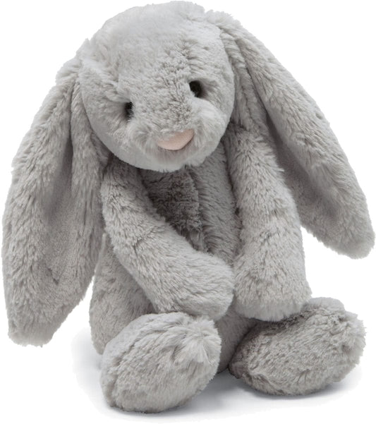 Jellycat 12" Bashful Bunny, Grey - BAS3BG