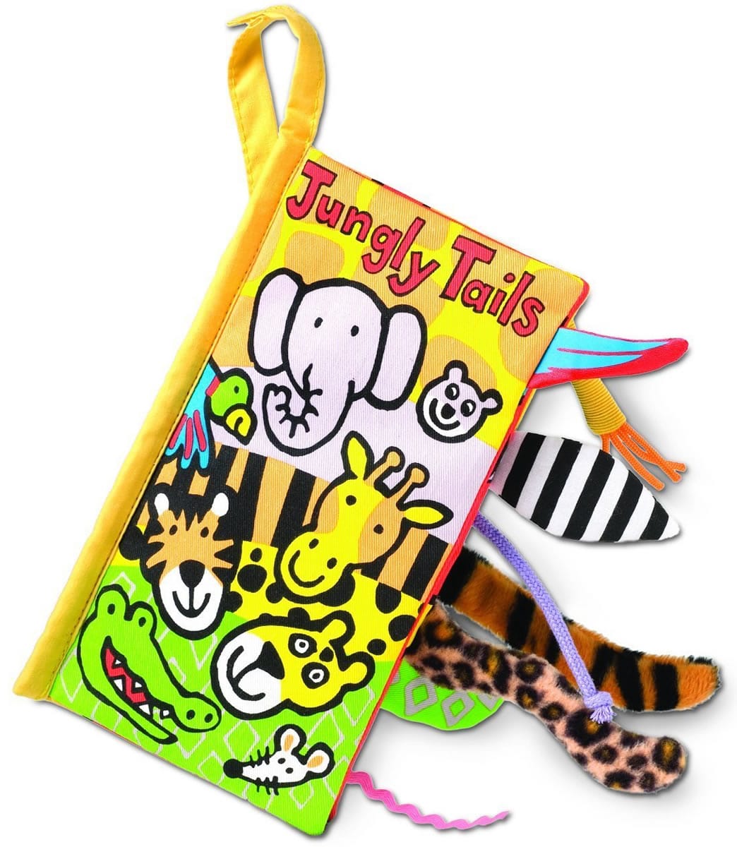 Jellycat 8" Jungly Tails Plush Book - BN444J
