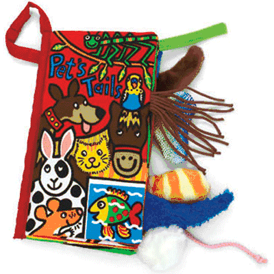 Jellycat 8" Pet Tails Plush Book - BN444P
