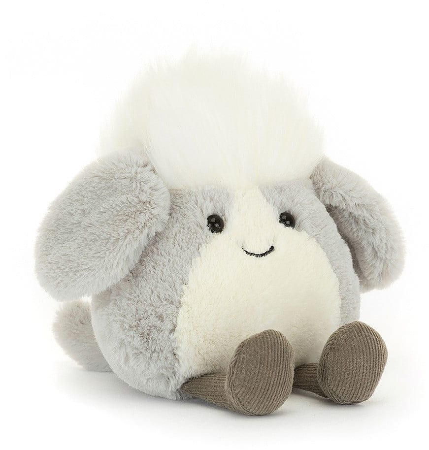 Jellycat Amuseabean Sheepdog, 5" - AD3SD