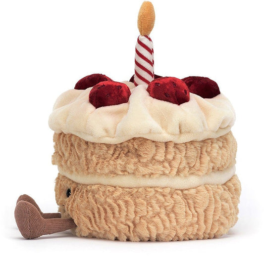 Jellycat Amuseable Birthday Cake, 6" - A2BC