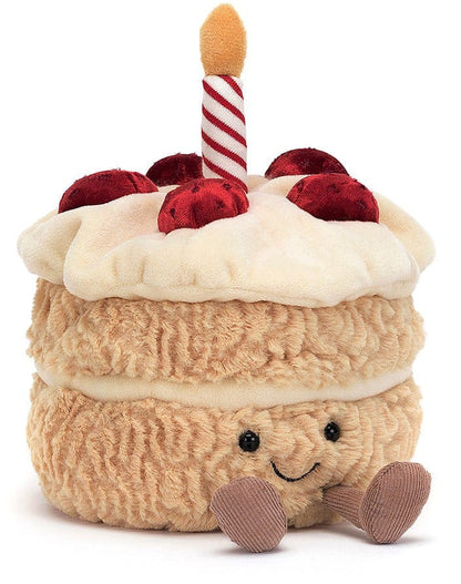 Jellycat Amuseable Birthday Cake, 6" - A2BC