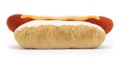 Jellycat Amuseable Hot Dog, 10" - A6HD