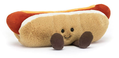 Jellycat Amuseable Hot Dog, 10" - A6HD