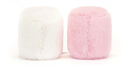 Jellycat Amuseable Pink and White Marshmallows, 6" - A6MPW