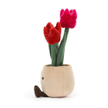 Jellycat Amuseable Tulip Pot, 12" - A2TP