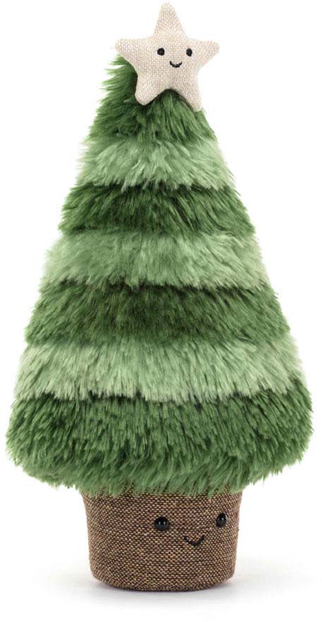 Jellycat Amuseables Nordic Spruce Christmas Tree Original, 10" - A6NSXMAS