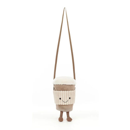Jellycat Amuseables Perkle Coffee Shoulder Bag
