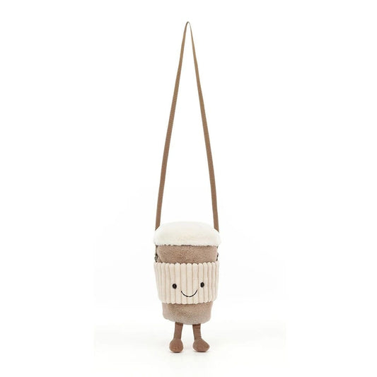 Jellycat Amuseables Perkle Coffee Shoulder Bag