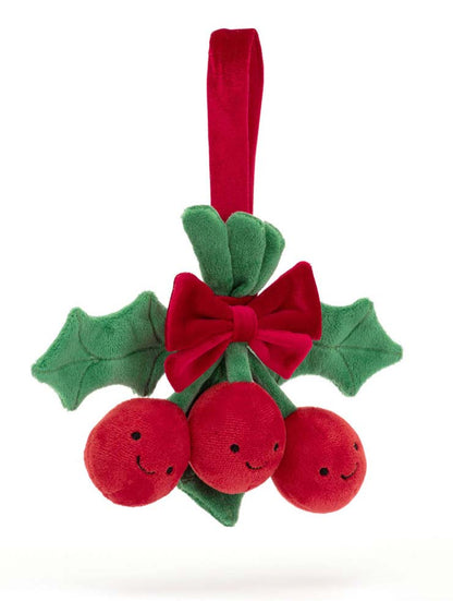 Jellycat Amuseables Red Holly, 5" - A6HOL