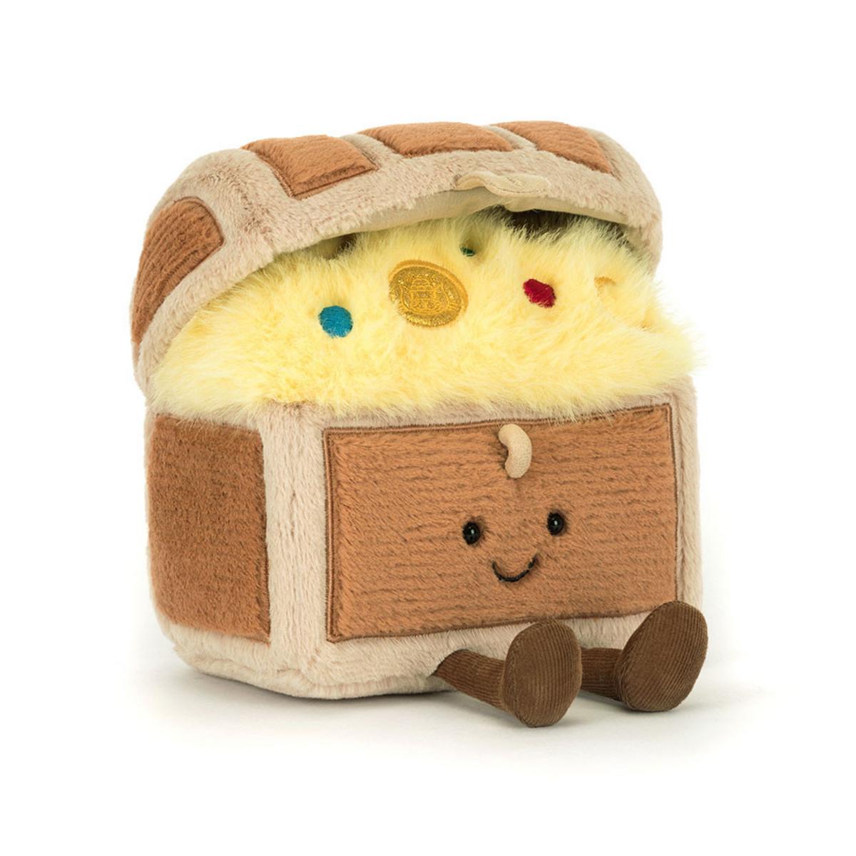Jellycat Amuseables Treasure Chest, 6" - A2TRES