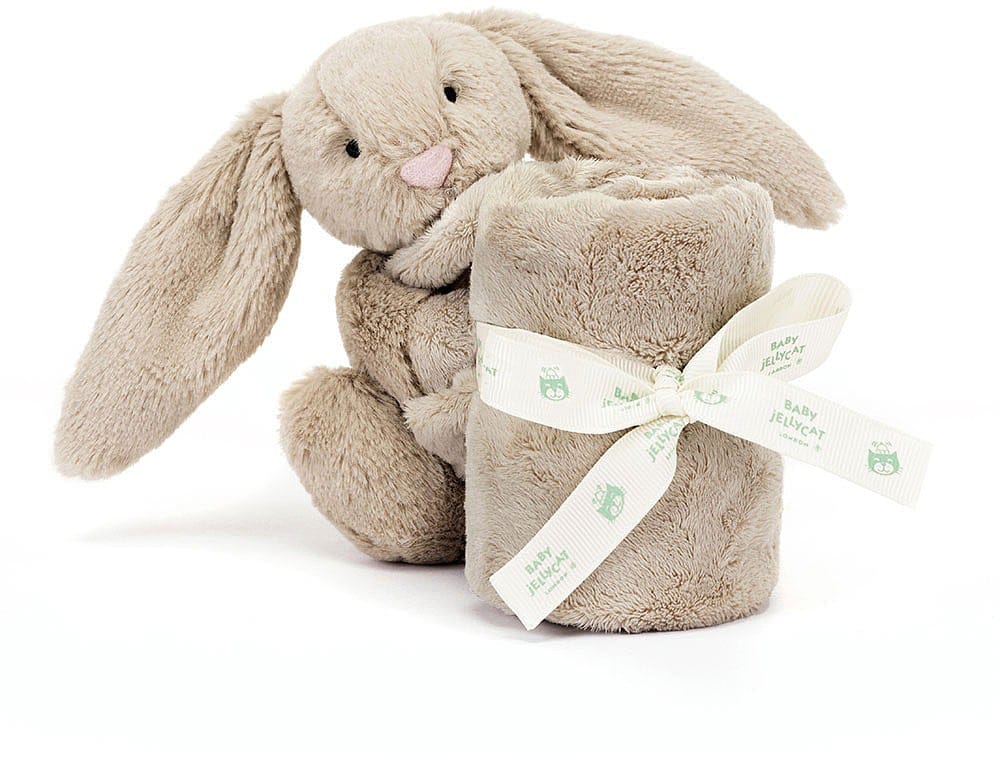 Jellycat Bashful Beige Bunny Soother, 13" - STH4B