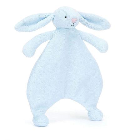 Jellycat Bashful Blue Bunny Comforter, 11" - CMF4BB