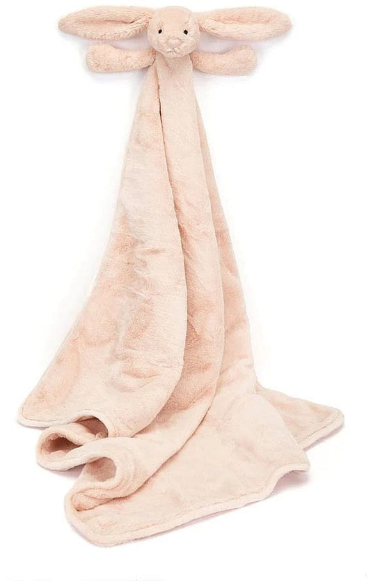 Jellycat Bashful Blush Bunny Blankie, 28" - BLNK4BLU