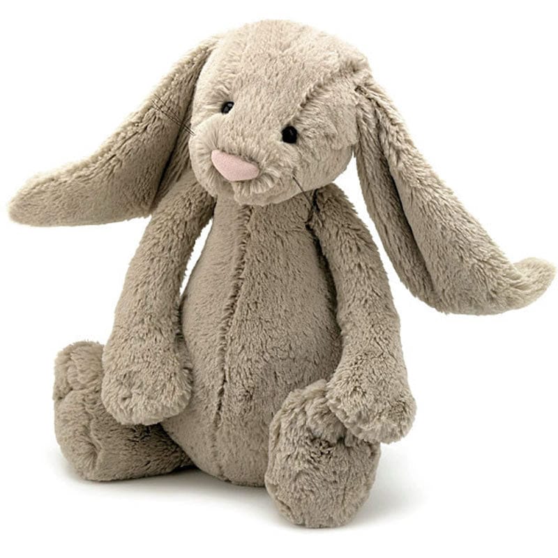 Jellycat Bashful Bunny Beige, 7" - BASS6B