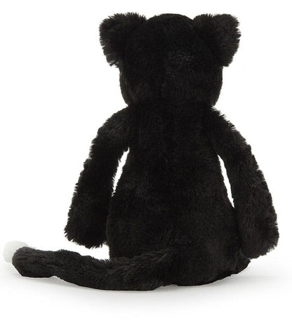 Jellycat Bashful Cat in Black & White, 12" - BAS3BWC