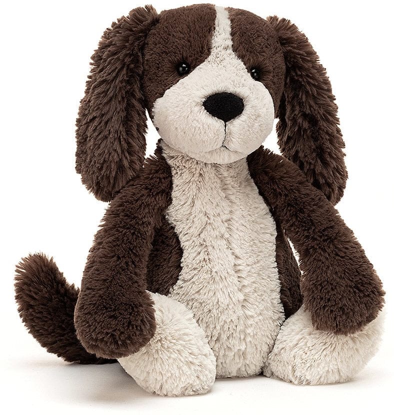 Jellycat Bashful Fudge Puppy, 12" - BAS3SPAN