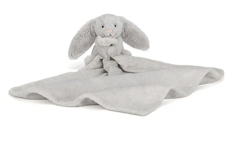 Jellycat Bashful Grey Bunny Soother, 13" - SO4BU