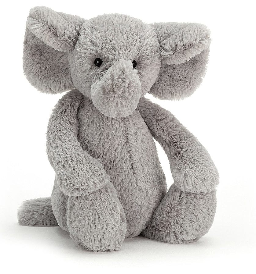 Jellycat Bashful Grey Elephant, 12"