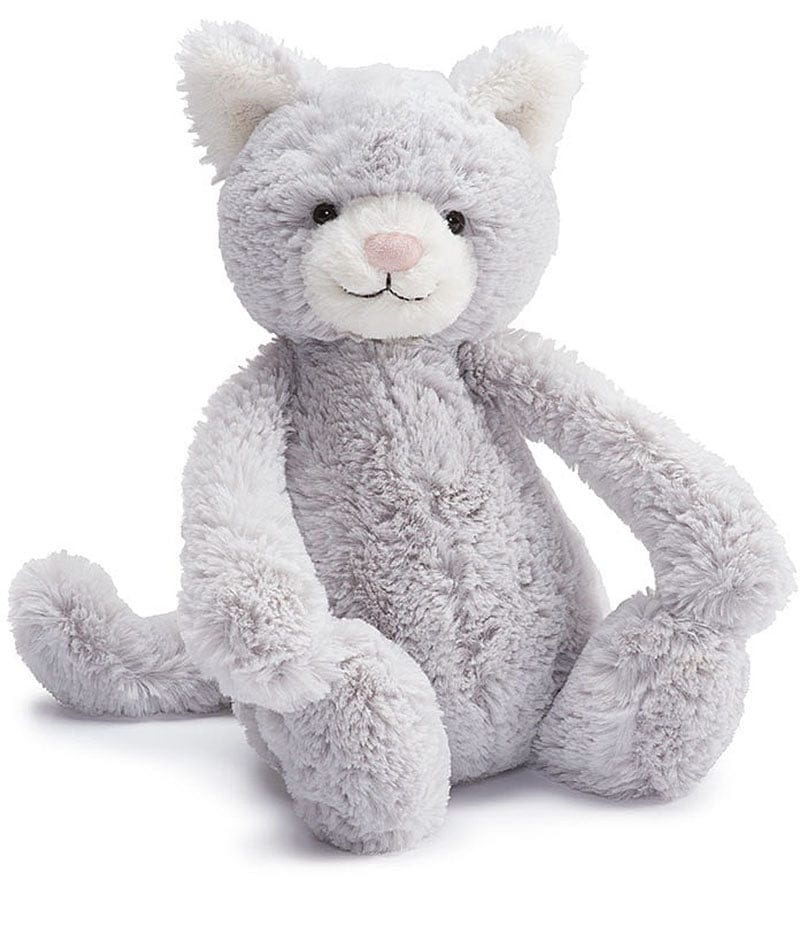 Jellycat Bashful Kitty Grey, 12" - BAS3KYN