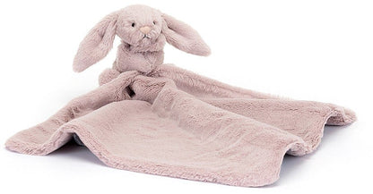 Jellycat Bashful Luxe Bunny Rosa Soother, 13" - SO4ROS