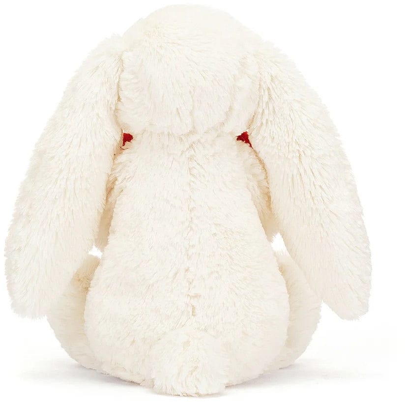 Jellycat Bashful Red Love Heart Bunny Medium, 12" - BB3LOVE