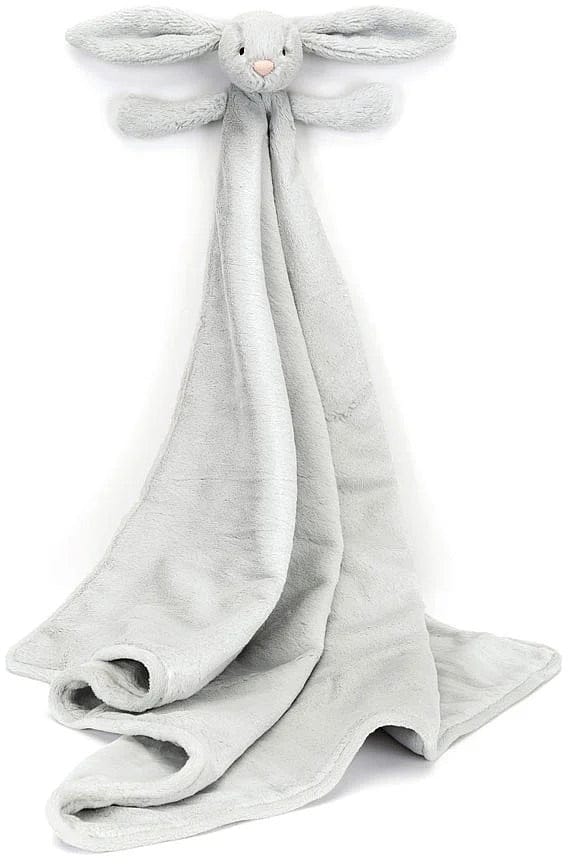 Jellycat Bashful Silver Bunny Blankie, 28" - BLNK4BS