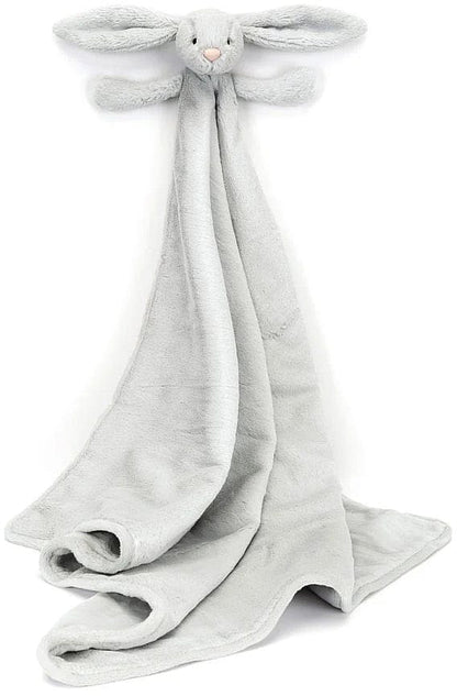 Jellycat Bashful Silver Bunny Blankie, 28" - BLNK4BS