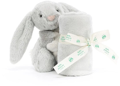 Jellycat Bashful Silver Bunny Soother, 13" - STH4BS